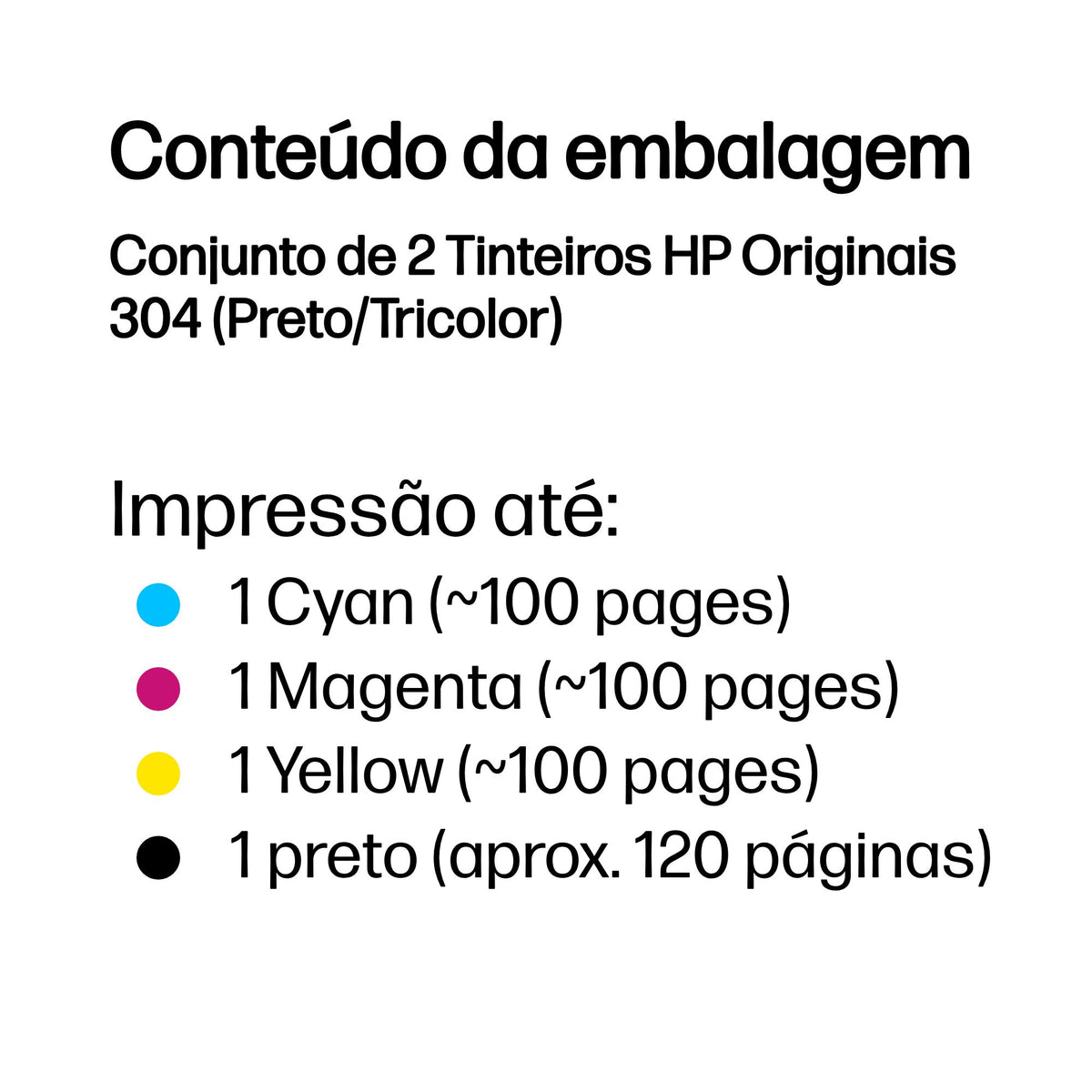HP Ink 304 / 3JB05AE BK,C,M,e Multipack - imagem 3
