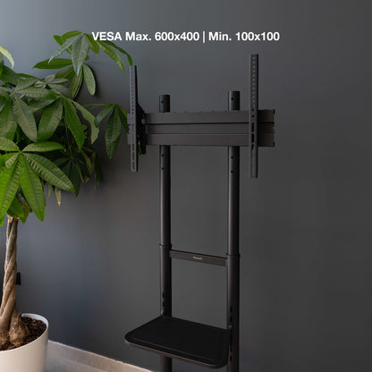 Suporte TV Tooq FS1170M-B suelo ruedas Ramsés 37"-70" - imagem 11