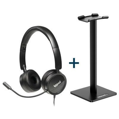 iggual Kit auscultadores Dual Tech + soporte SA22
