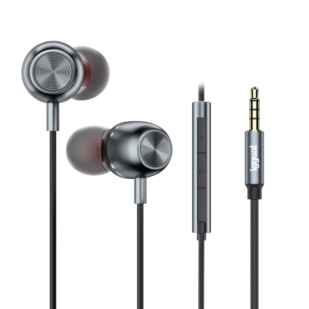 iggual auscultadores com micro intrauditivos Jack3,5