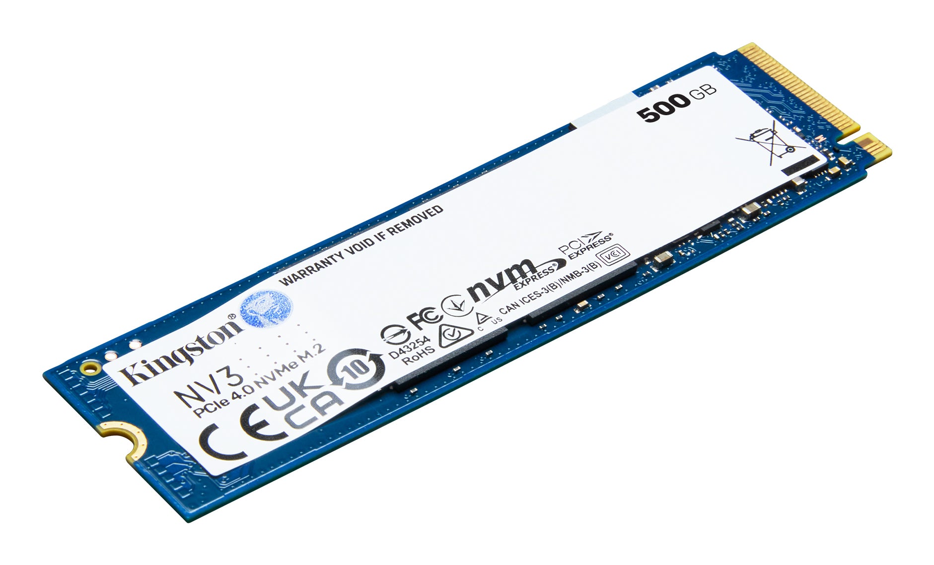 Disco SSD Kingston NV3 500GB PCIe NVMe Gen 4.0