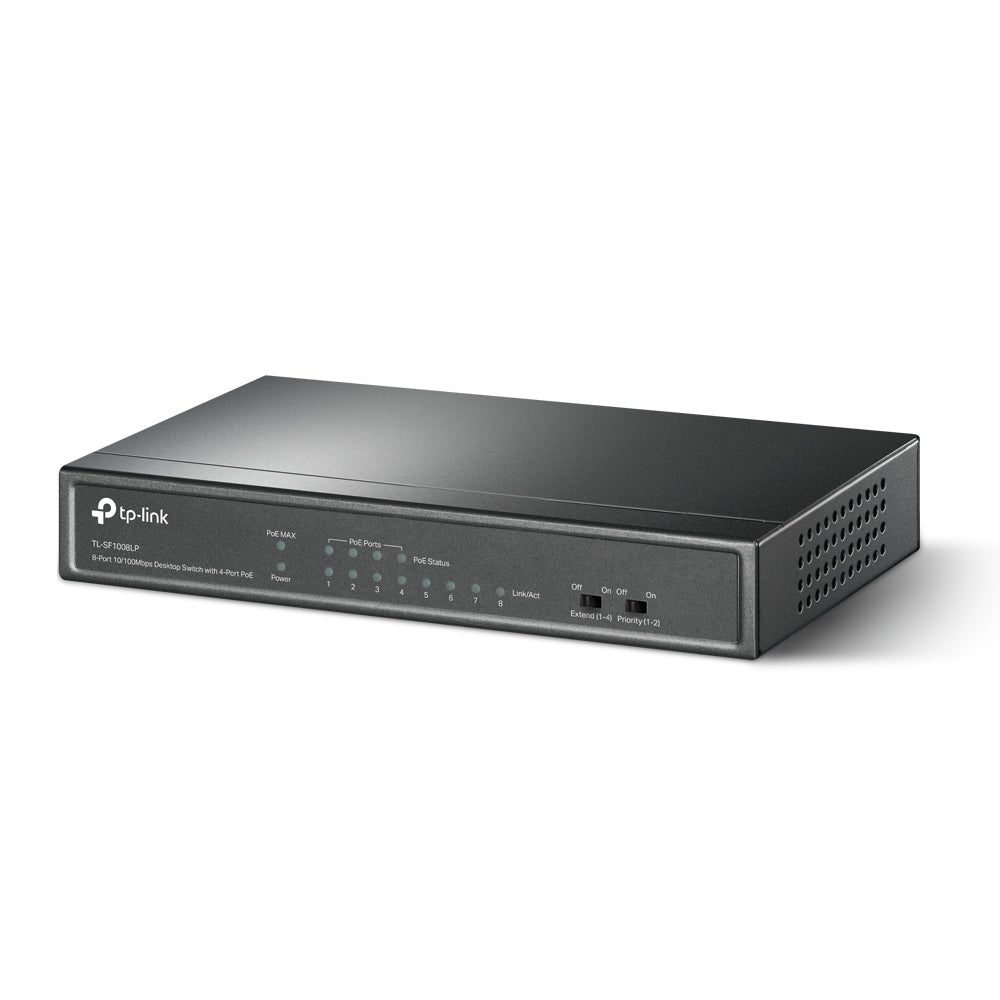 Switch TP-Link TL-SF1008LP / TL-SF1008LP preto - imagem 2