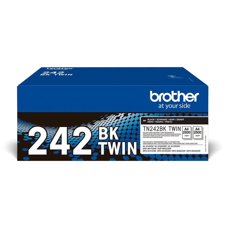 Brother Toner TN-242BKTWIN / TN242BKTWIN preto conjunto de 2 - imagem 2
