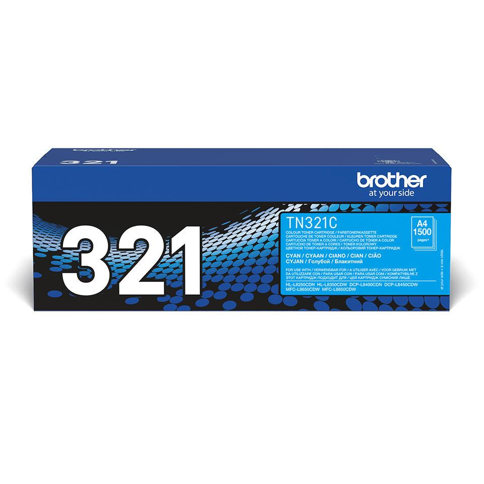 Brother Toner TN-321C / TN321C Cyan Standard - imagem 2