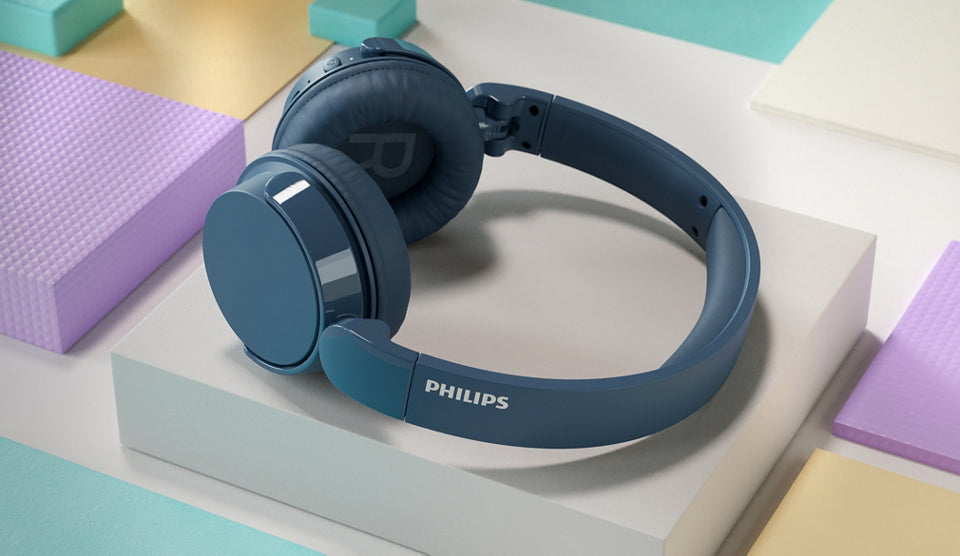 Auscultadores sem fios Philips TAH4209BL/ com microfone/ Bluetooth/ azul