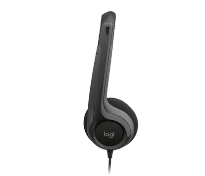 Auscultadores Logitech Auricular+Mic H390 USB Preto - imagem 10