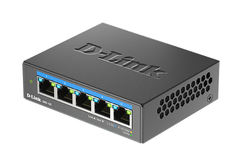 Switch de Rede D-Link DMS-105 5x2.5MGb Unmanaged - imagem 9