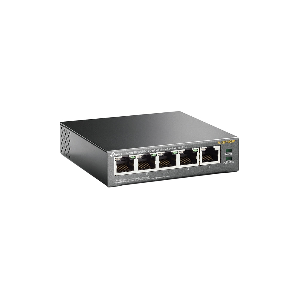 TP-Link TL-SF1005P 5 portas/ RJ-45 Switch PoE 10/100
