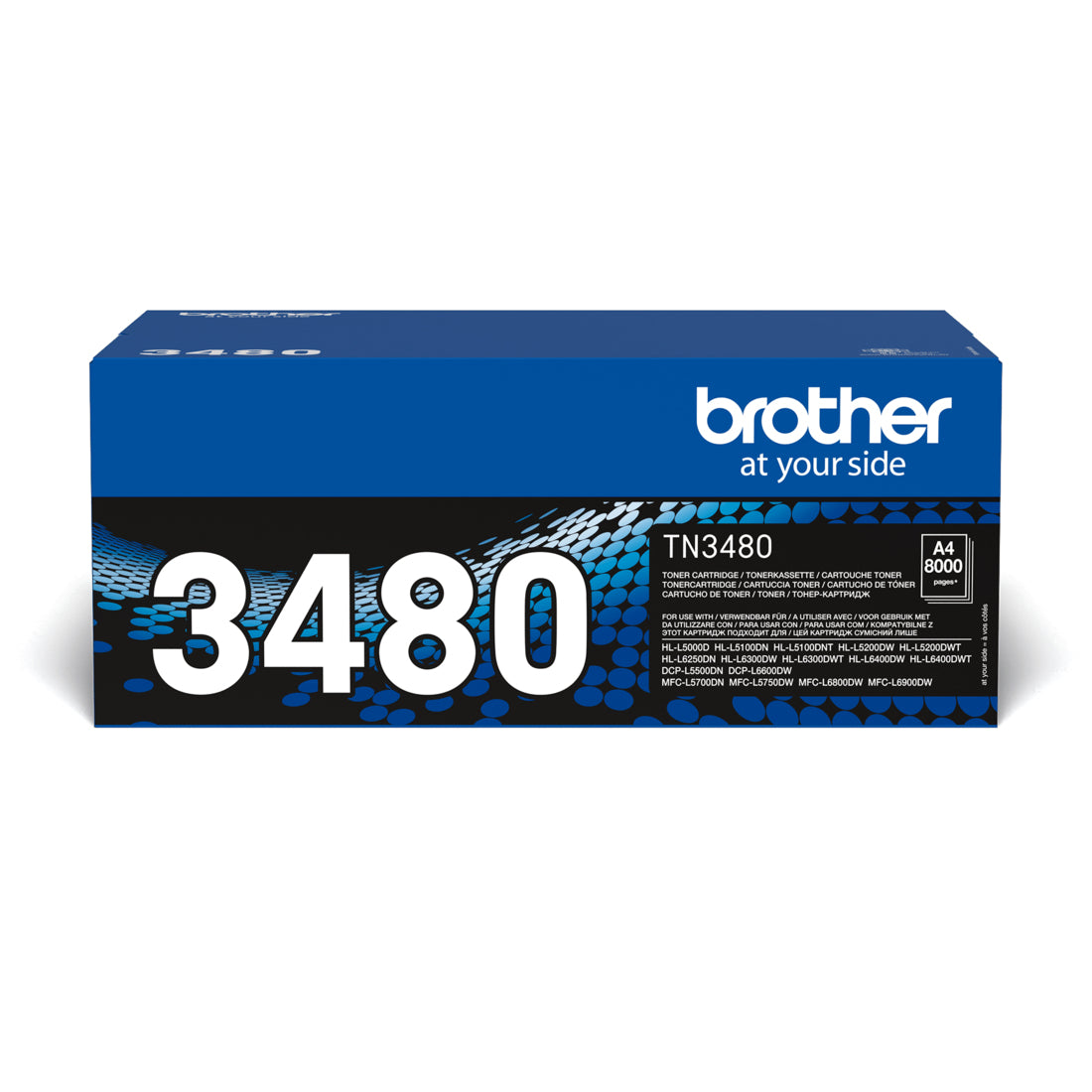 Brother toner TN3480 Preto - imagem 2
