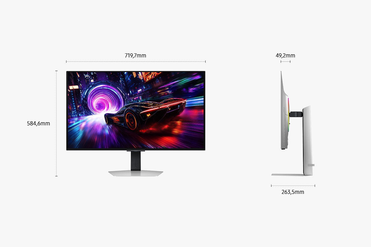Monitor Samsung Odyssey OLED G8 S32FG810SU / LS32FG810SUXEN prateado - imagem 5