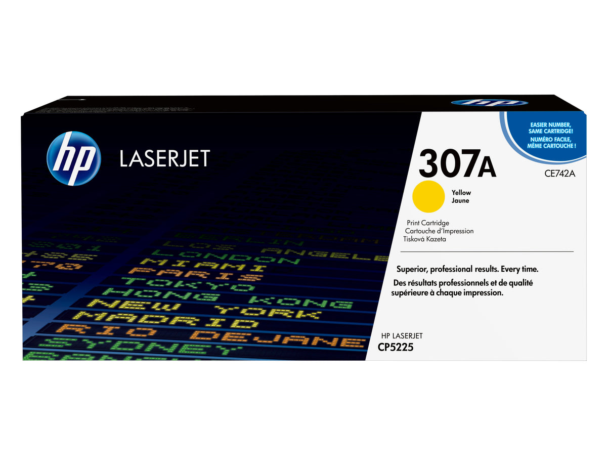 HP Toner 307A / CE742A amarelo Standard