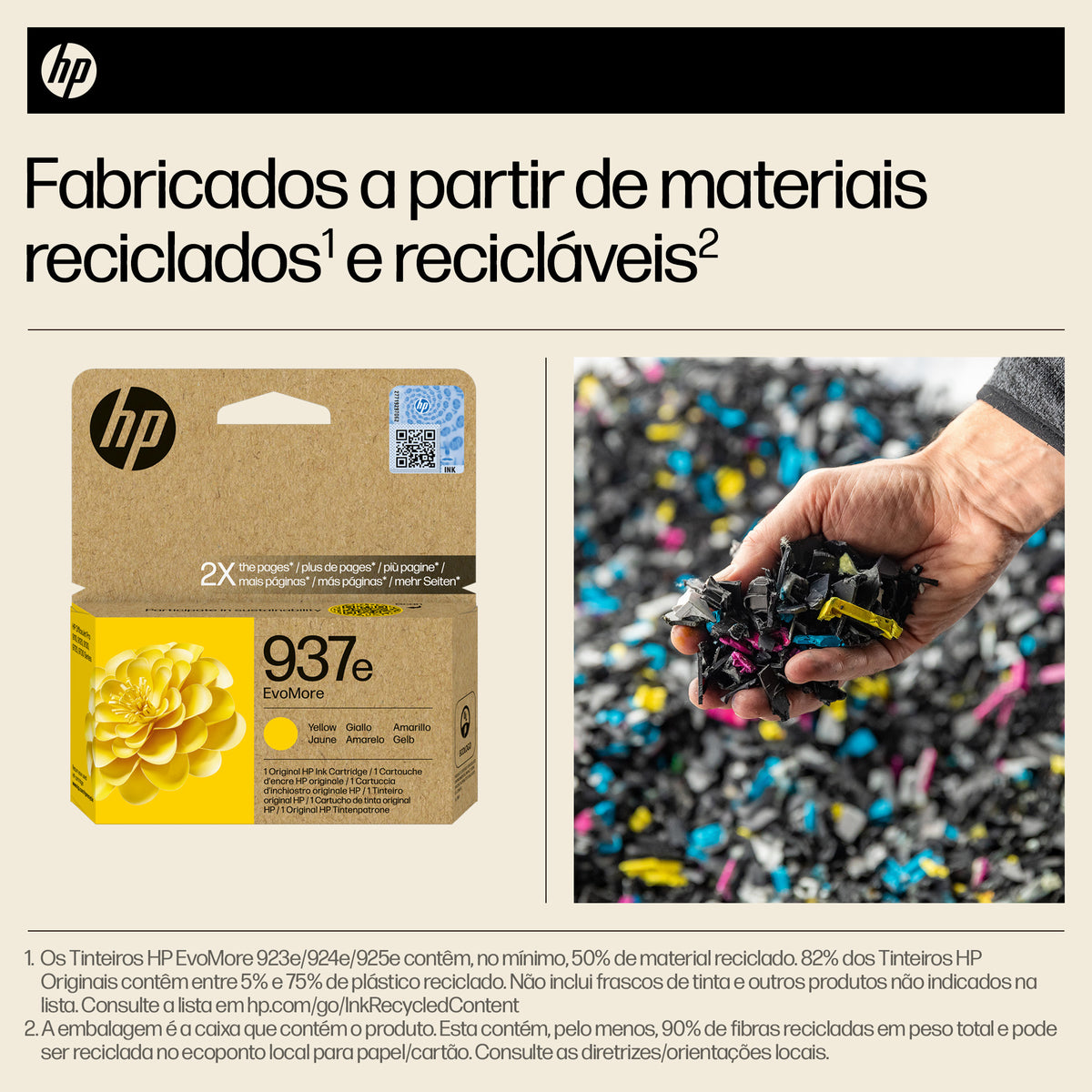 HP Ink 937E / 4S6W8NE amarelo XL - imagem 4