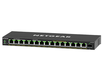 Switch Netgear GS316EP / GS316EP-100PES preto - imagem 3