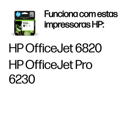 HP Ink 934XL / C2P23AE preto XL - imagem 3