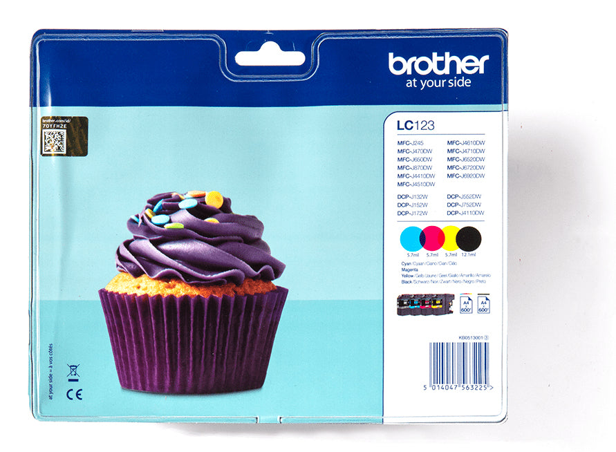 Brother Cartucho Multipack LC123VALBP