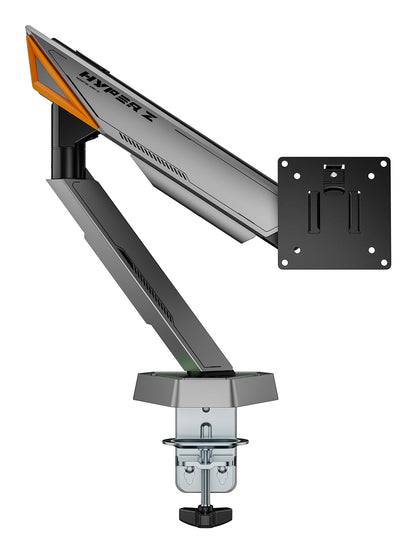 suporte de Mesa Gaming para Monitor Aisens DT49TSRRGB-347/ Giratorio/ Inclinable/ Até 16kg/ com Iluminación RGB