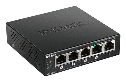 Switch de Rede D-Link DGS-1005P 5xGB 4xPoE - imagem 5