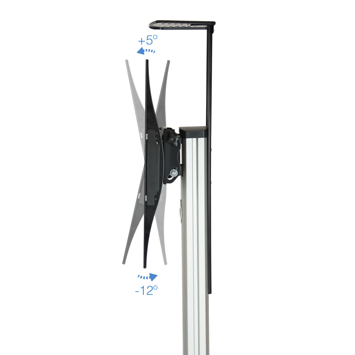 Tooq FS1870M-B Soporte TV Suelo Ruedas 37"-70" Ne - imagem 11
