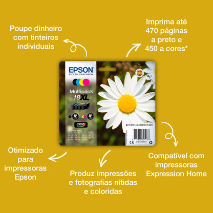 Epson Ink 18 / C13T18064012 BK,C,M,e Multipack - imagem 4