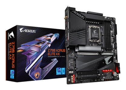 Placa-mãe Gigabyte Z790 AORUS ELITE AX preto - imagem 4
