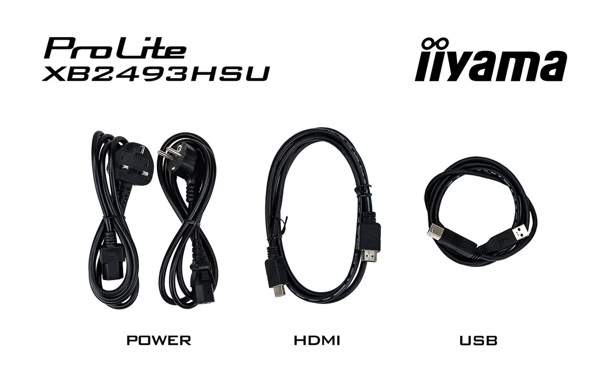 Monitor iiyama ProLite XB2493HSU / XB2493HSU-B1 preto - imagem 22