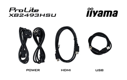 Monitor iiyama ProLite XB2493HSU / XB2493HSU-B1 preto - imagem 22
