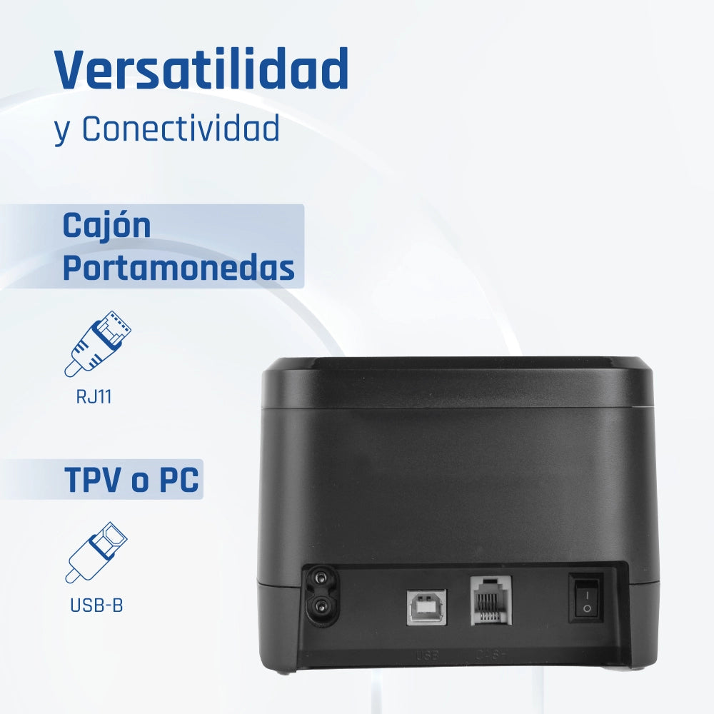 Impressora iggual térmica tickets TP EASY 58 USB+RJ - imagem 7