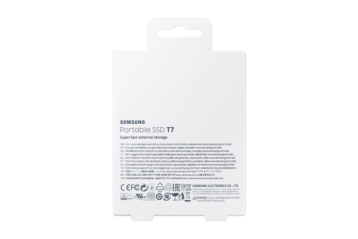 Disco SSD Samsung External T7 2TB / MU-PC2T0T/WW cinzento - imagem 91