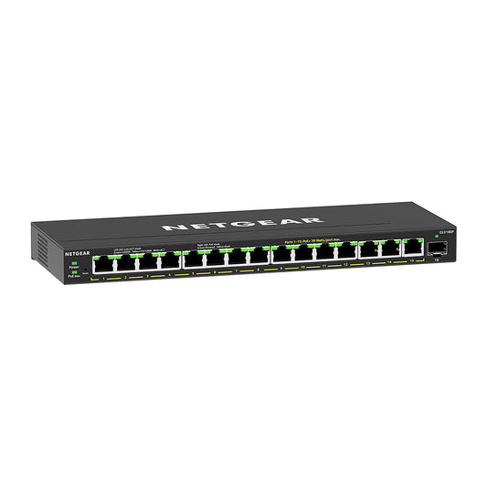 Switch Netgear GS316EP / GS316EP-100PES preto