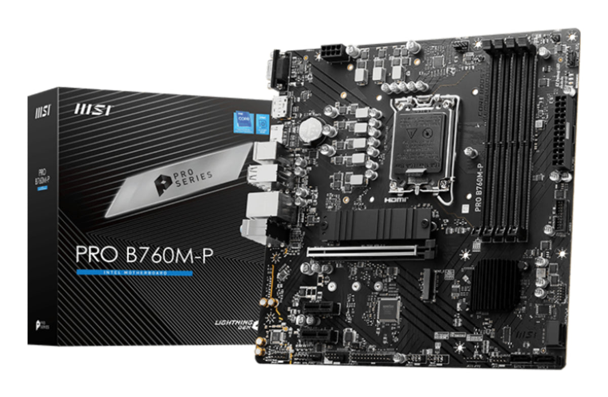 MSI Placa Base PRO B760M-P DDR5 mATX LGA1700