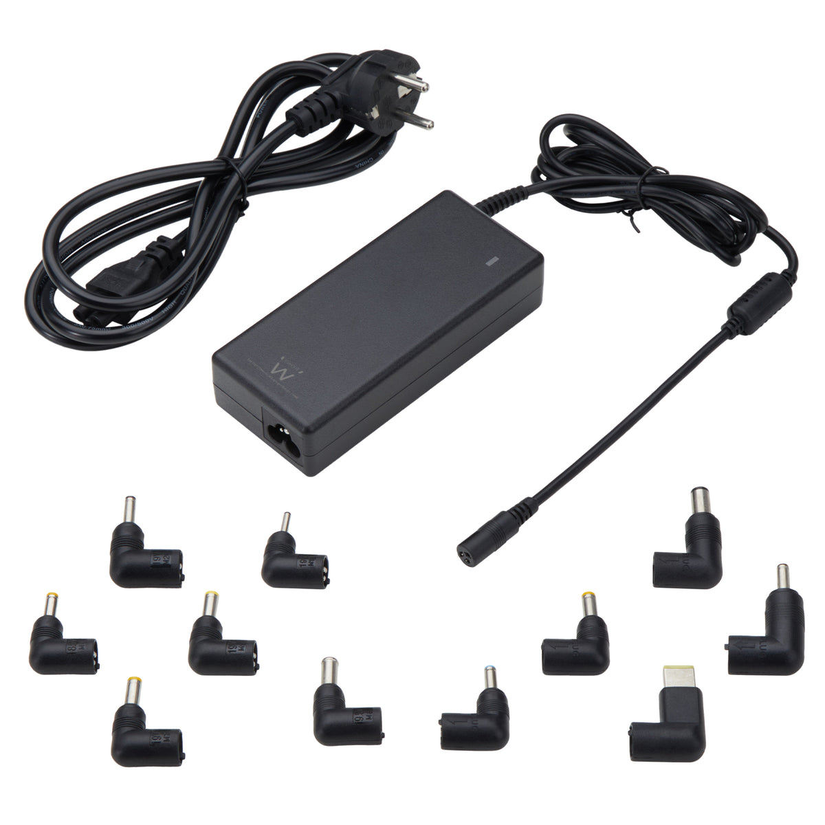 EWENT Carregador Autom. UniverNotebook 90W 11 Puntas