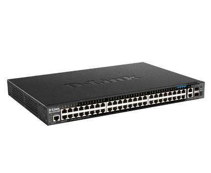 Switch de Rede D-Link DGS-1520-52MP/E 44xGbE PoE 2x10 SFP+