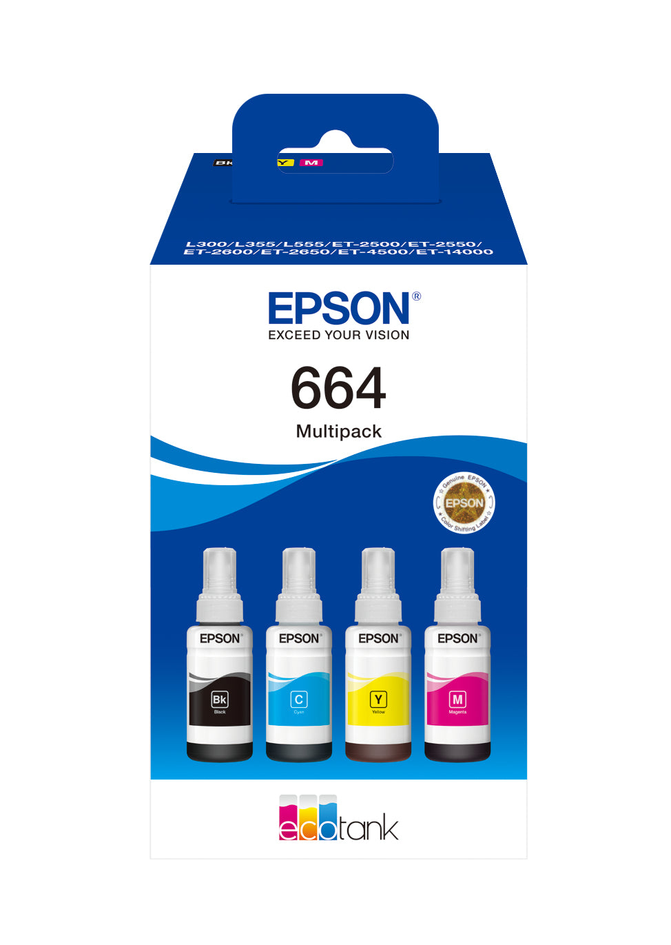 Epson Ink 664 / C13T664640 BK,C,M,e - imagem 7