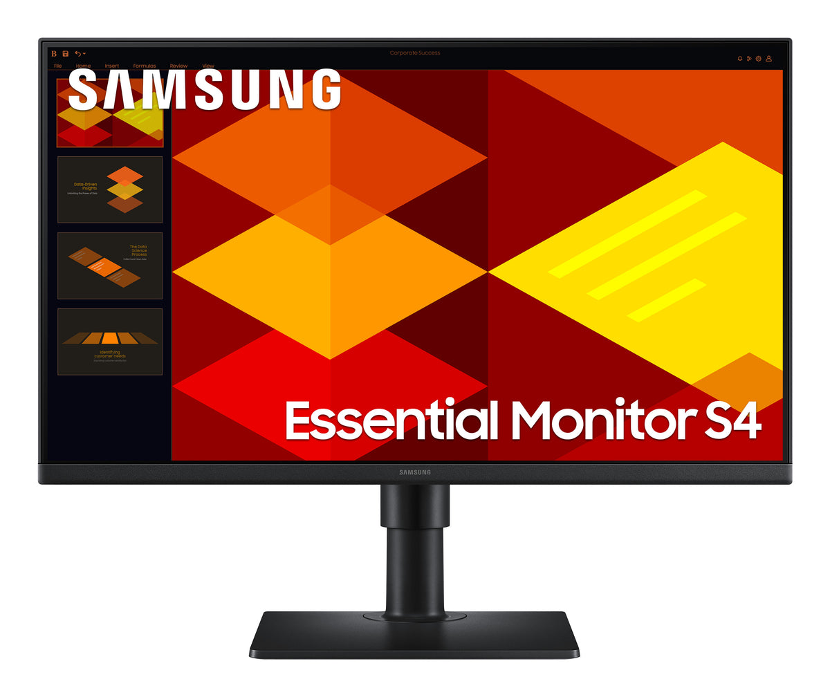 Monitor Samsung S24D400GAU / LS24D400GAUXEN preto