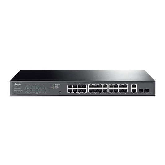 Switch de Rede TP-Link TL-SG1428PE 24xGbE PoE+ 2xGbE 2xSFP