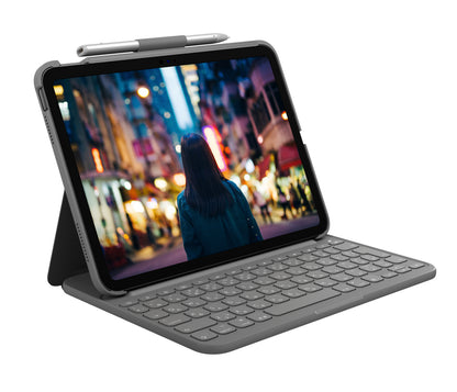 Teclado Logitech Cover e Slim Folio / 920-011423 cinzento - imagem 5