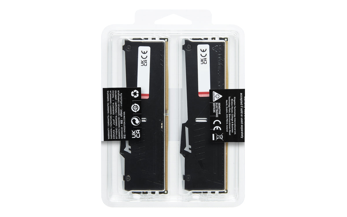 Memória RAM Kingston FURY Beast 2 x 8GB/ DDR5/ 5600MHz/ 1.25V/ CL40/ DIMM