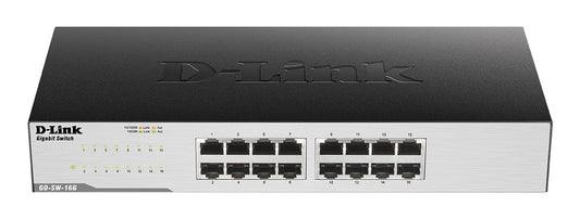 Switch de Rede D-Link GO-SW-16G 16xGB Metal