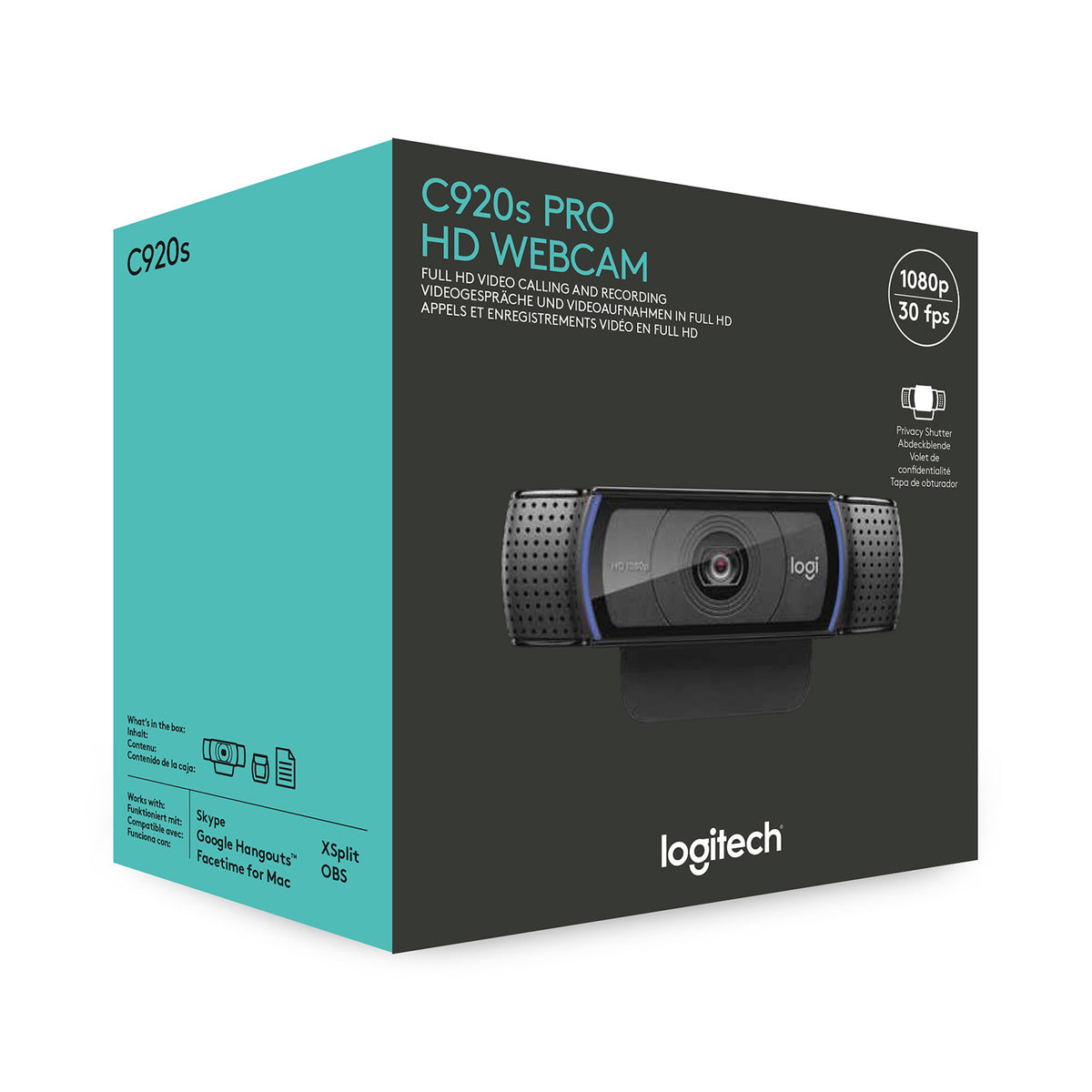 Webcam Logitech C920s PRO FHD 1080P 30fps - imagem 11