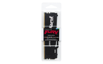 Memória RAM FURY Beast RGB 16GB/ DDR5/ 6000MHz/ 1.4V/ CL30/ DIMM Kingston