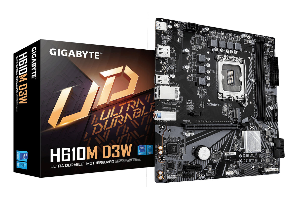 Gigabyte Placa Base H610M D3W DDR5 mATX 1700