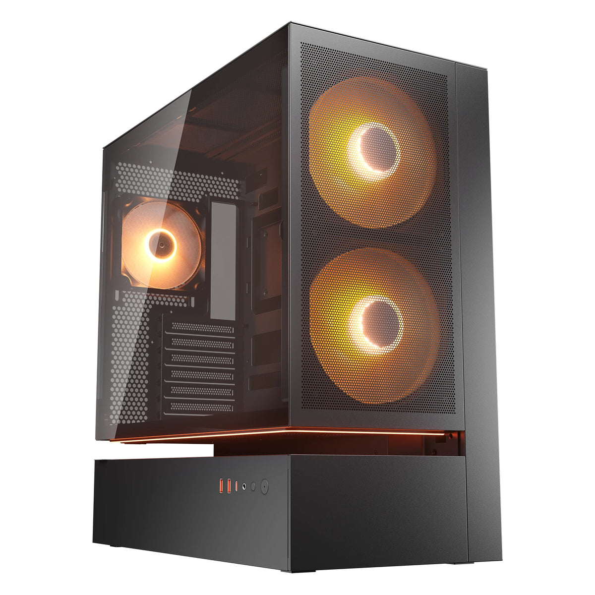 Caixa de Computador Cougar Caja Semitorre CFV235 Mesh preto