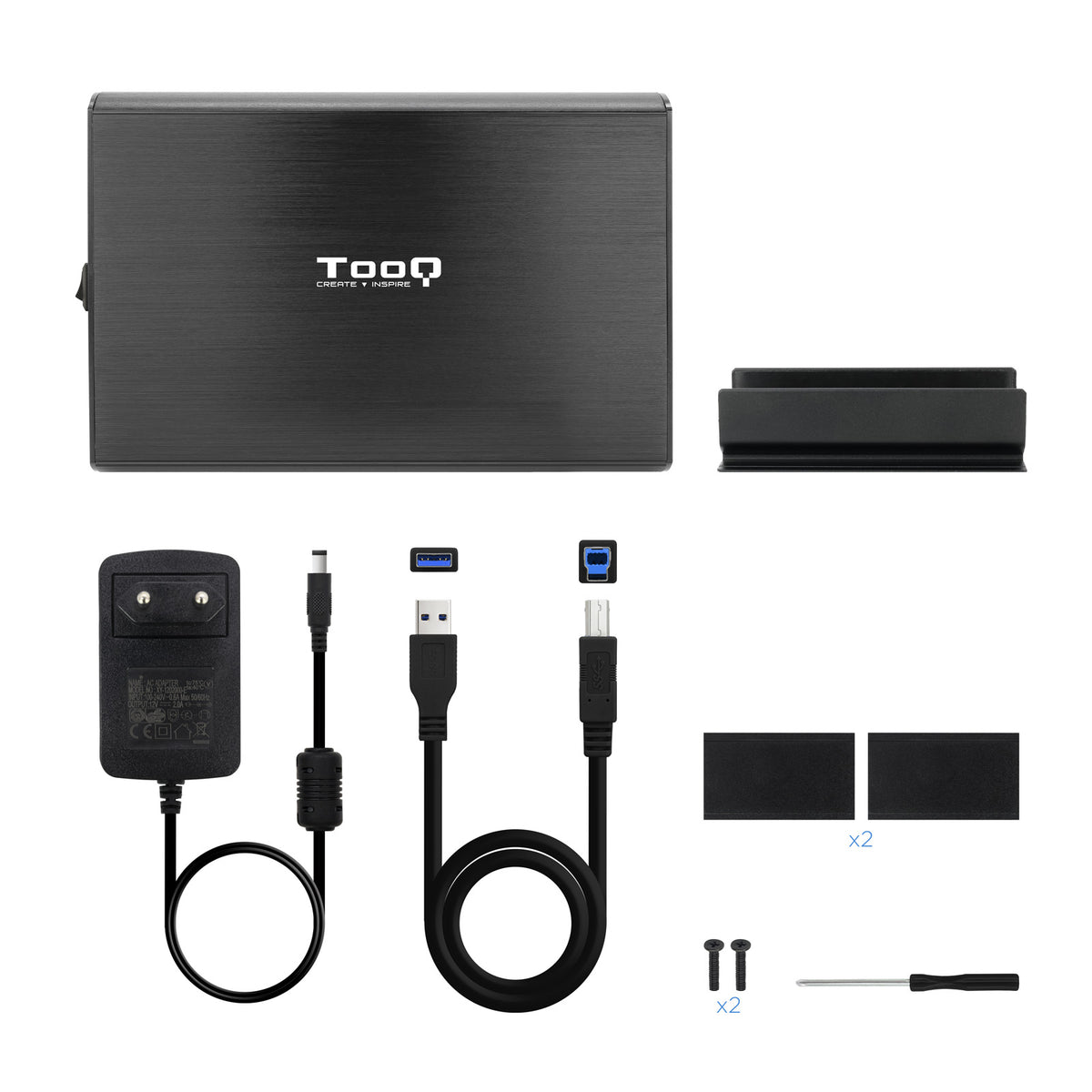 Disco rígido Tooq TQE-3531B Caja HDD 3.5" USB 3.1Gen1 Preto - imagem 10