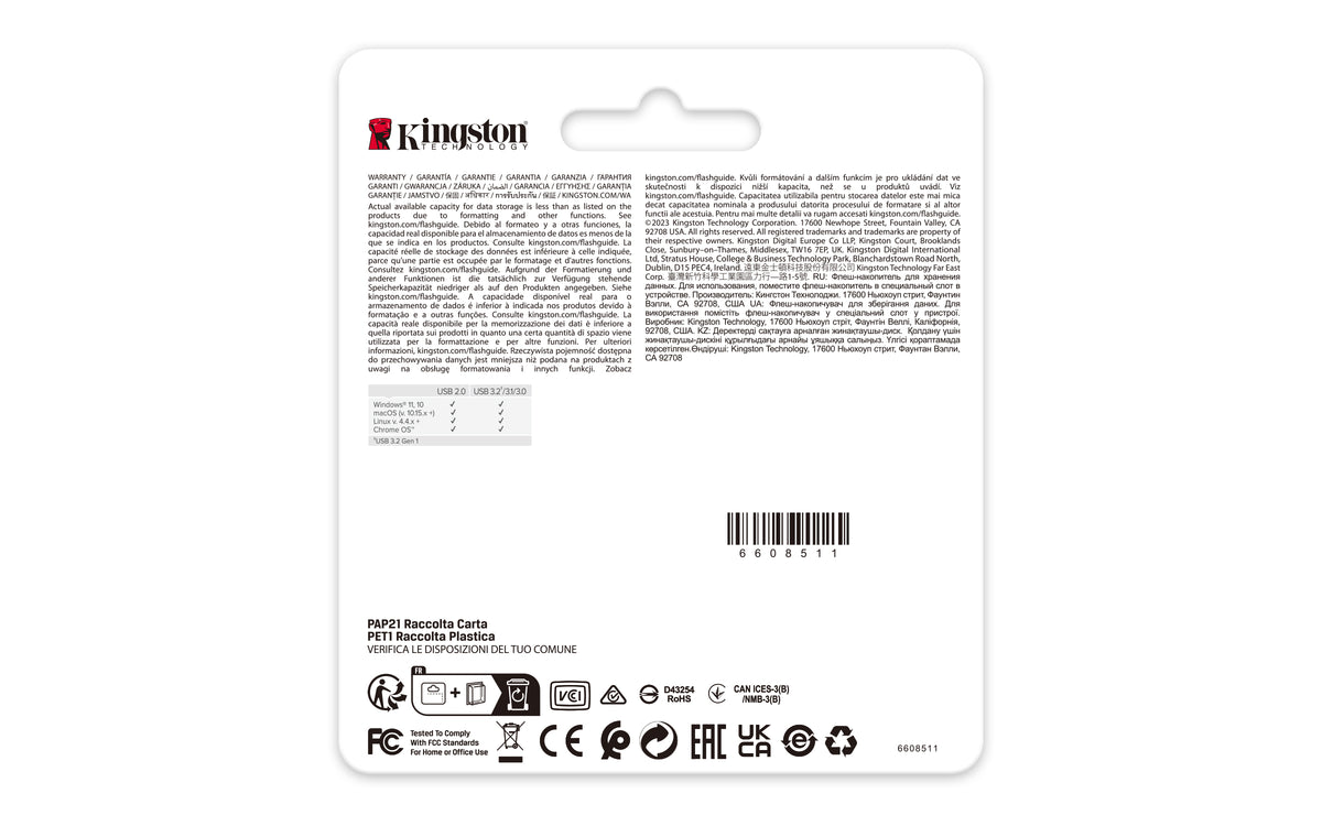 Pen USB Kingston DataTraveler SE9 G3 512GB USB 3.2 Gen1 - imagem 12