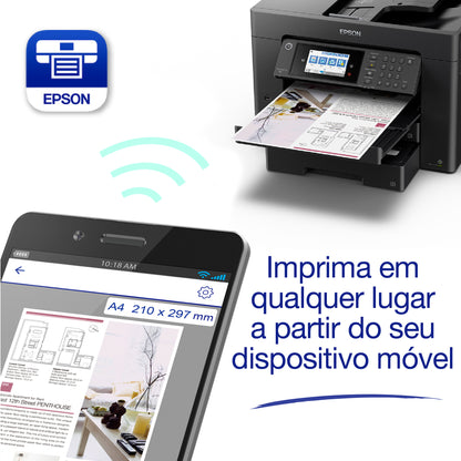 Impressora multifunções Epson Multifunções WorkForce WF-7840DTWF - imagem 6