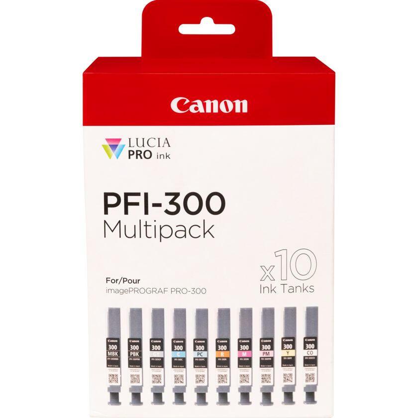 Canon Ink PFI-300 / 4192C008 Multicoloured 10-Pack - imagem 2