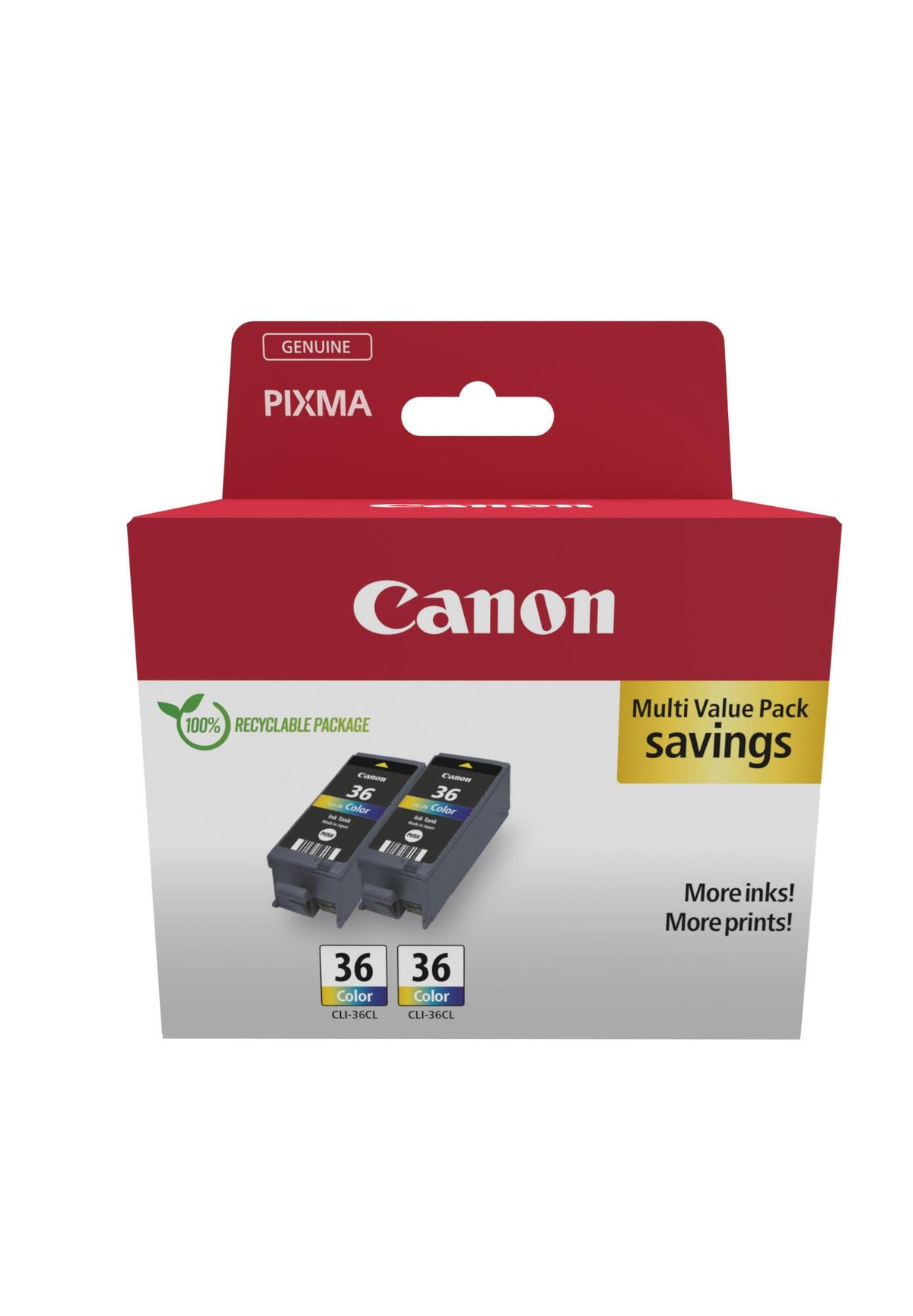 Canon Ink CLI-36 / 1511B025 C,M,e - imagem 2