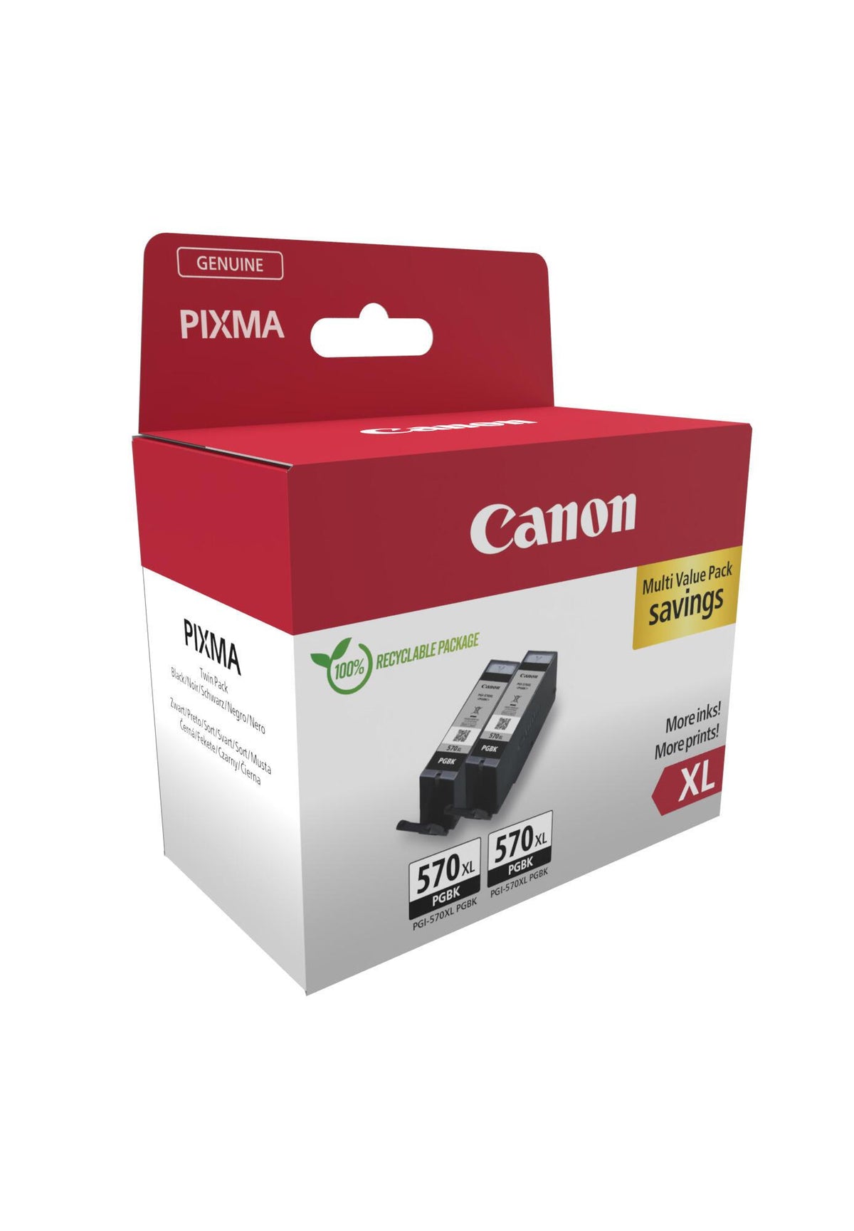 Canon Ink PGI-570XL / 0318C010 preto conjunto de 2 - imagem 3