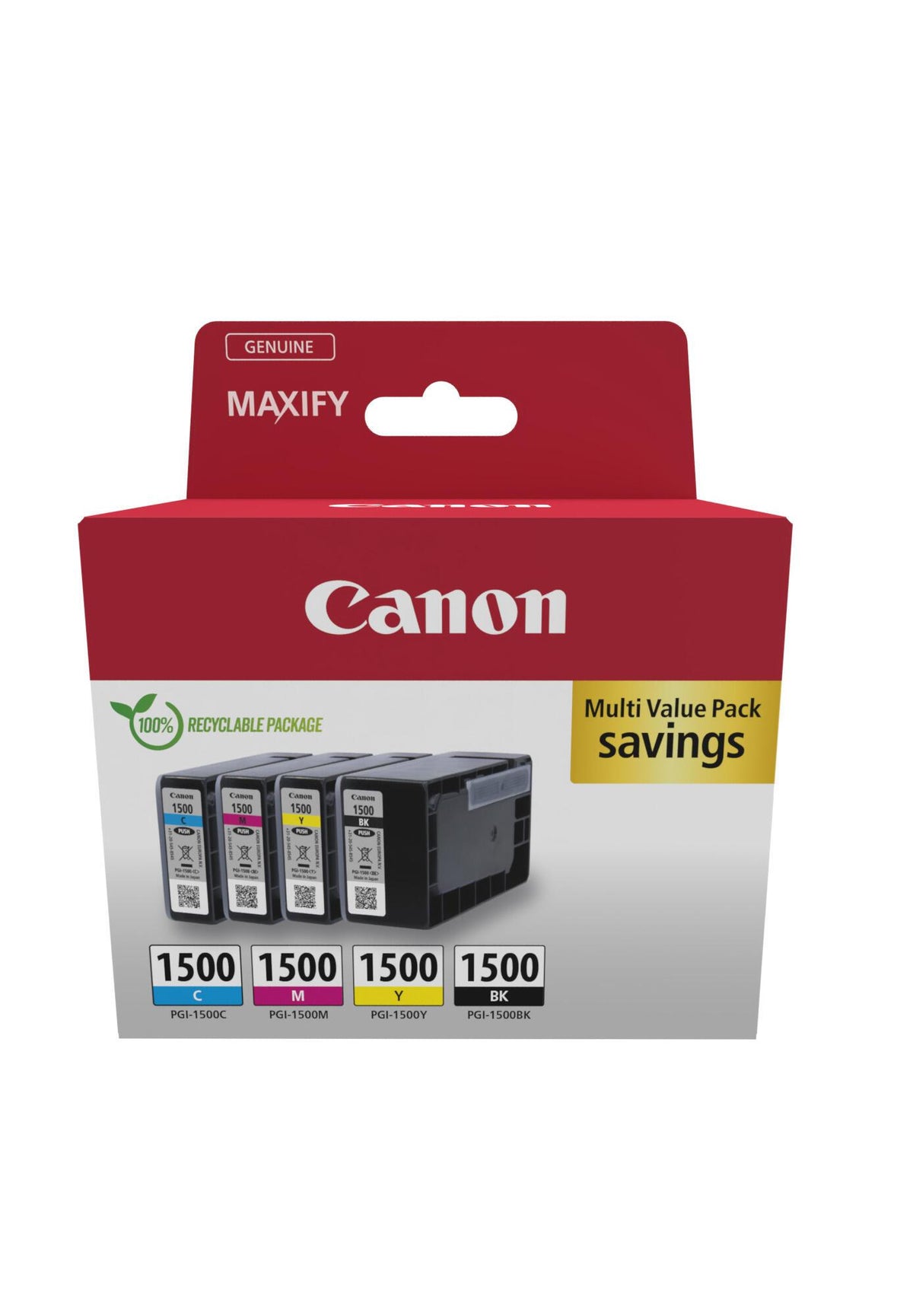 Canon Ink PGI-1500 / 9218B006 BK,C,M,e Standard - imagem 2