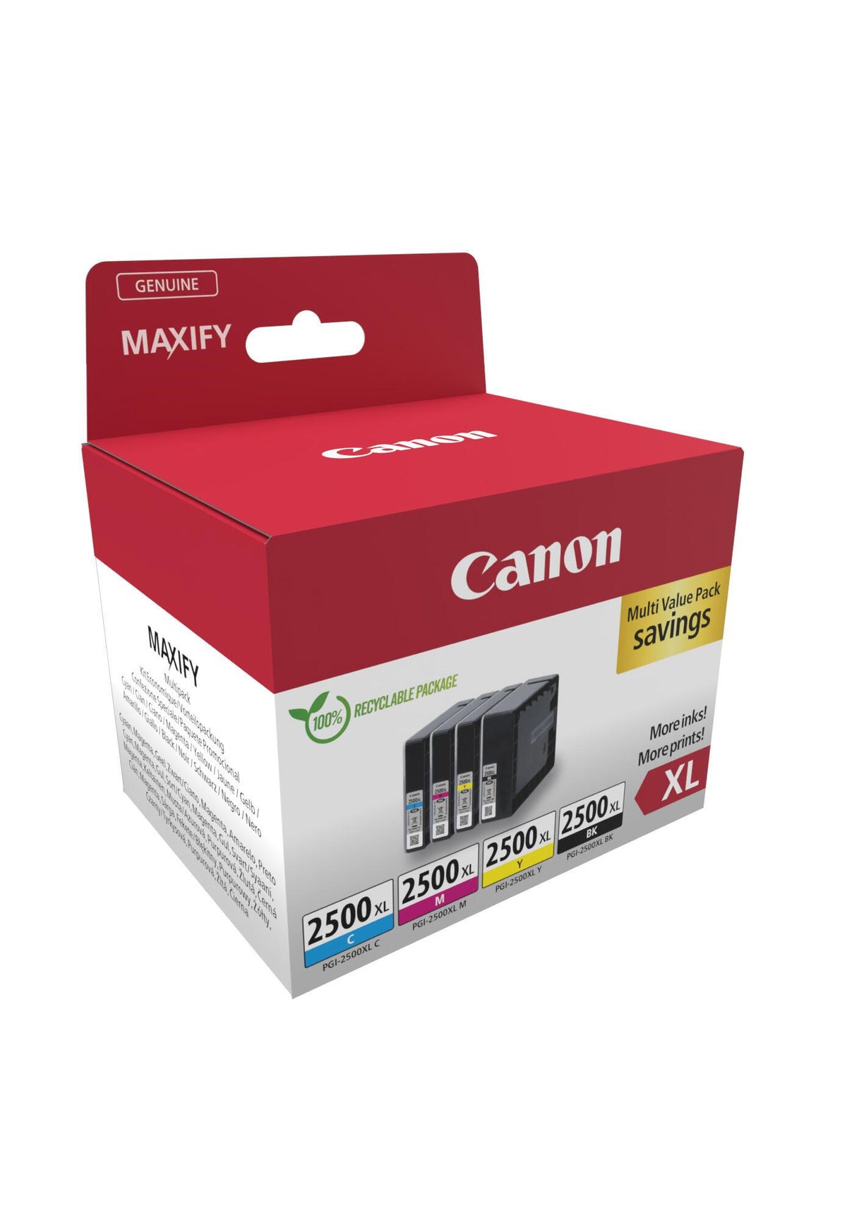 Canon Ink PGI-2500XL / 9254B010 BK,C,M,e XL - imagem 3